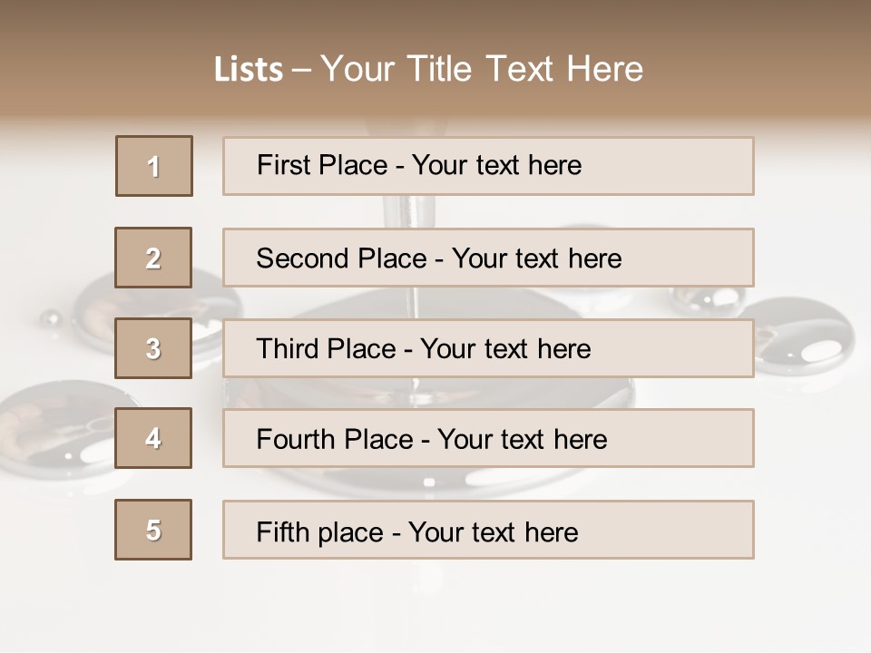 Flowing Experiment Ball PowerPoint Template