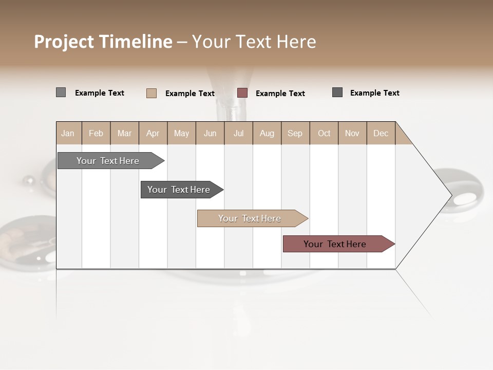 Flowing Experiment Ball PowerPoint Template