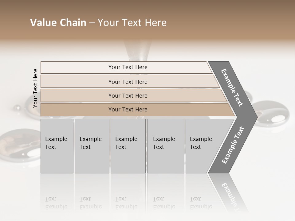 Flowing Experiment Ball PowerPoint Template