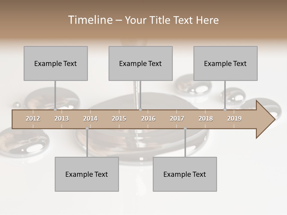 Flowing Experiment Ball PowerPoint Template