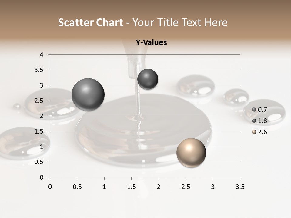 Flowing Experiment Ball PowerPoint Template