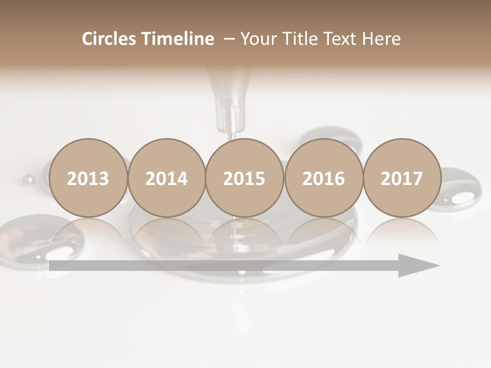 Flowing Experiment Ball PowerPoint Template