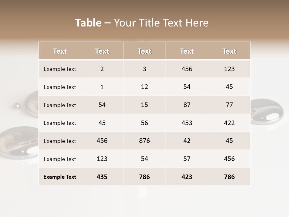 Flowing Experiment Ball PowerPoint Template