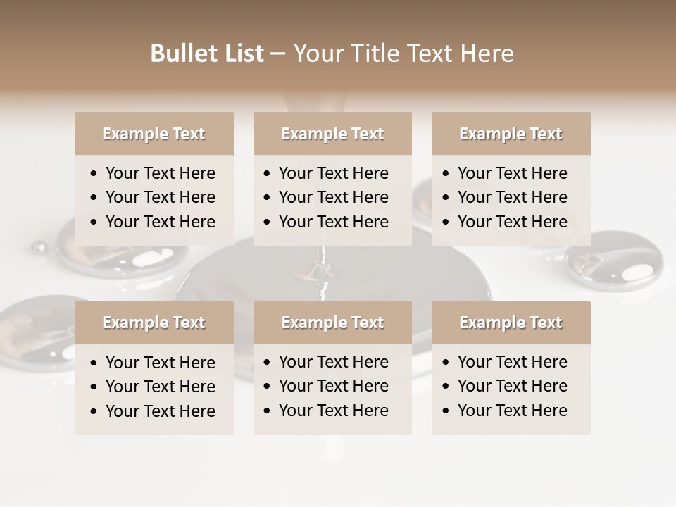 Flowing Experiment Ball PowerPoint Template