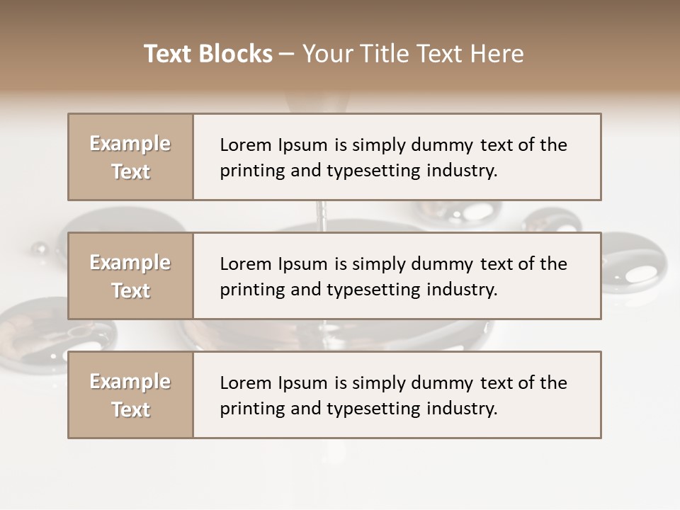 Flowing Experiment Ball PowerPoint Template