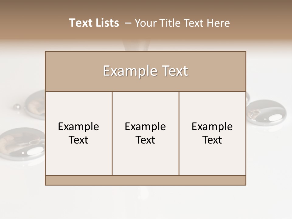 Flowing Experiment Ball PowerPoint Template