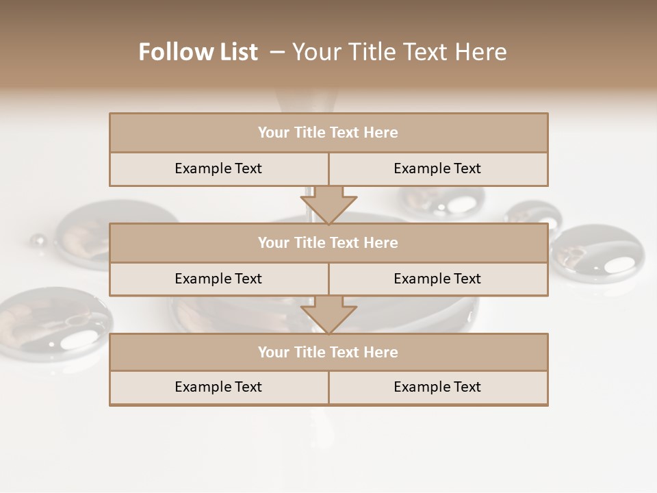 Flowing Experiment Ball PowerPoint Template