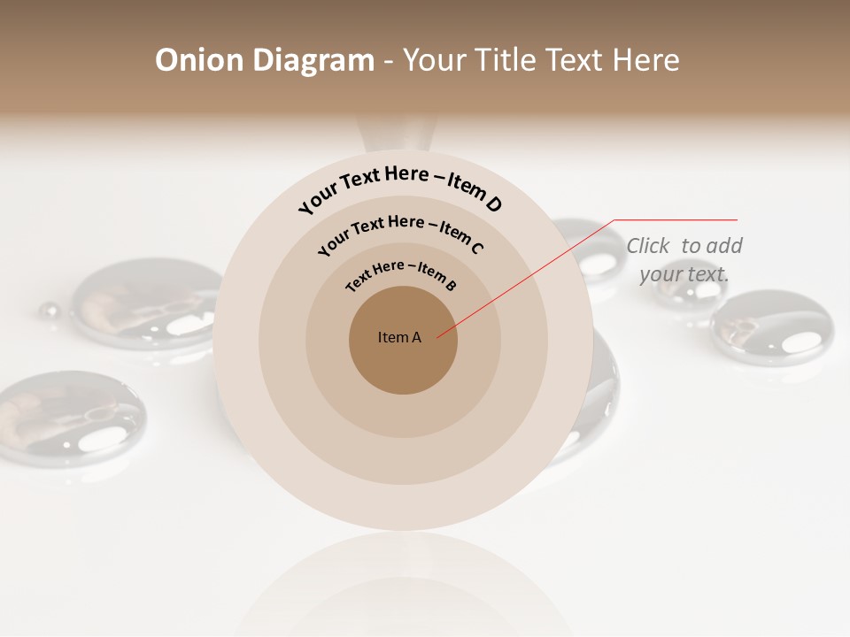 Flowing Experiment Ball PowerPoint Template