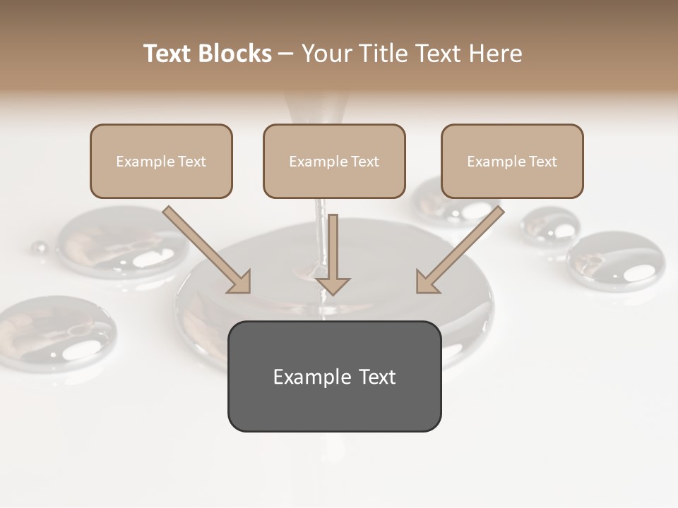 Flowing Experiment Ball PowerPoint Template