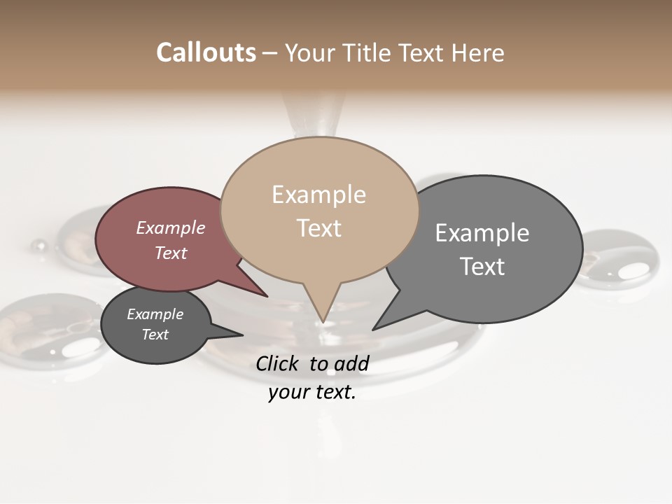 Flowing Experiment Ball PowerPoint Template