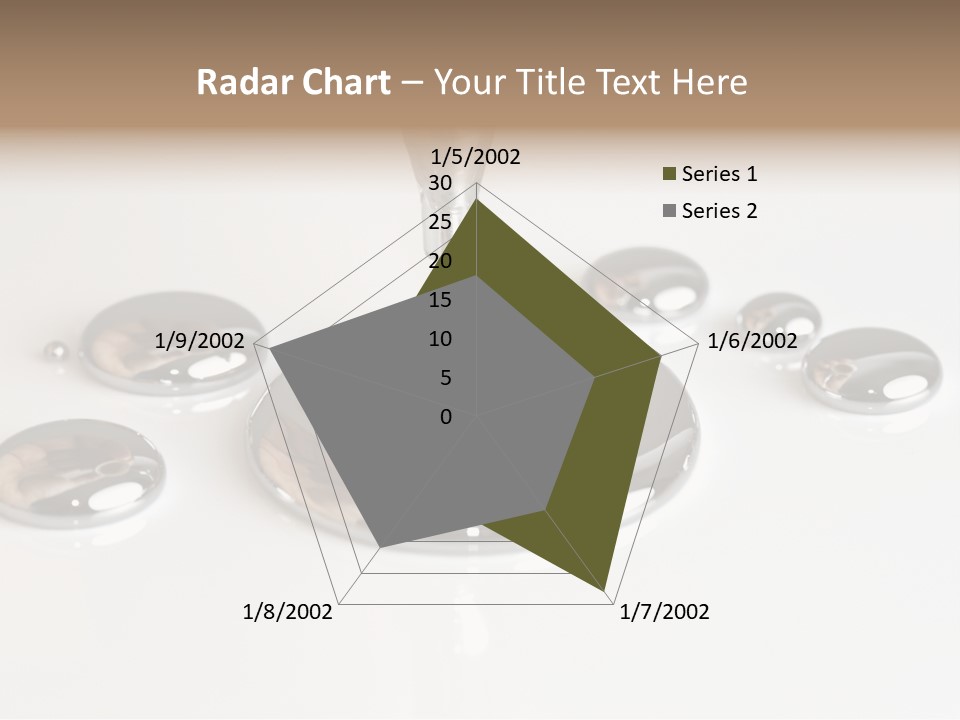 Flowing Experiment Ball PowerPoint Template