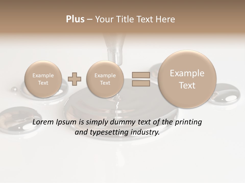 Flowing Experiment Ball PowerPoint Template