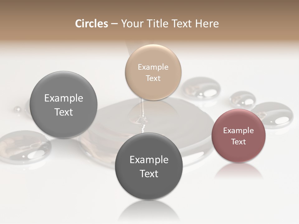 Flowing Experiment Ball PowerPoint Template