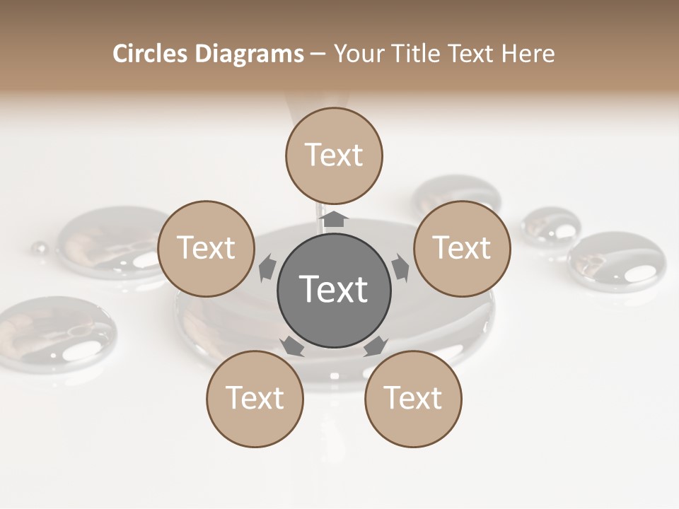 Flowing Experiment Ball PowerPoint Template