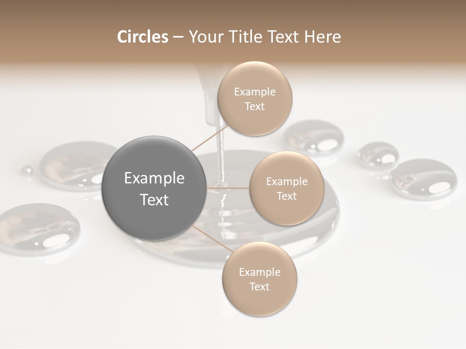 Flowing Experiment Ball PowerPoint Template