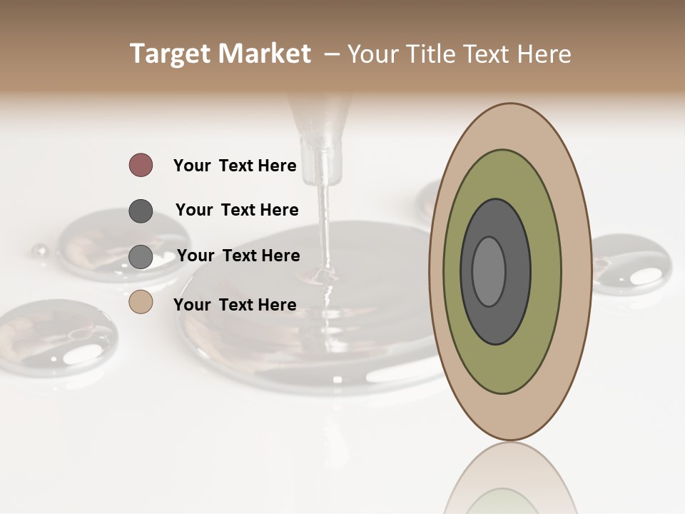 Flowing Experiment Ball PowerPoint Template