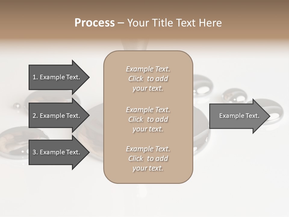 Flowing Experiment Ball PowerPoint Template
