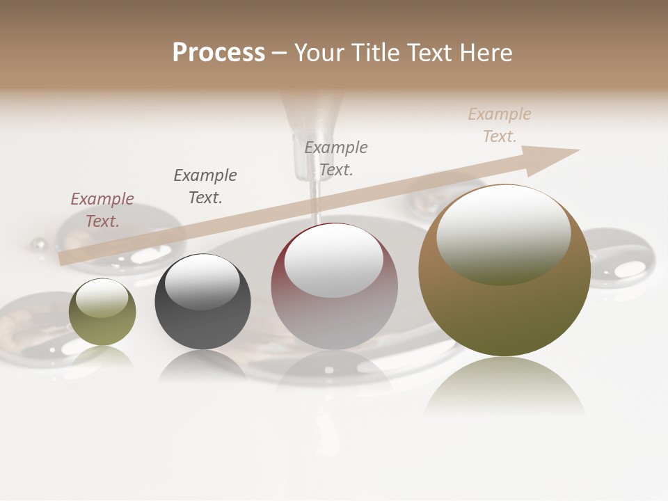Flowing Experiment Ball PowerPoint Template