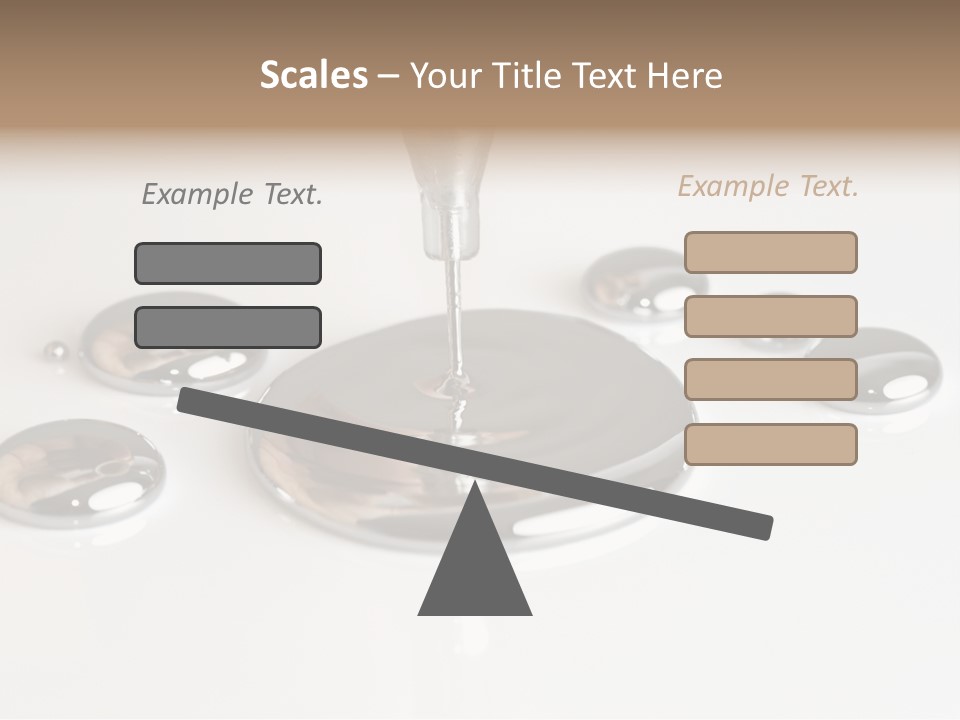 Flowing Experiment Ball PowerPoint Template