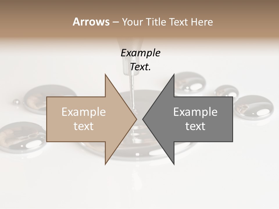 Flowing Experiment Ball PowerPoint Template