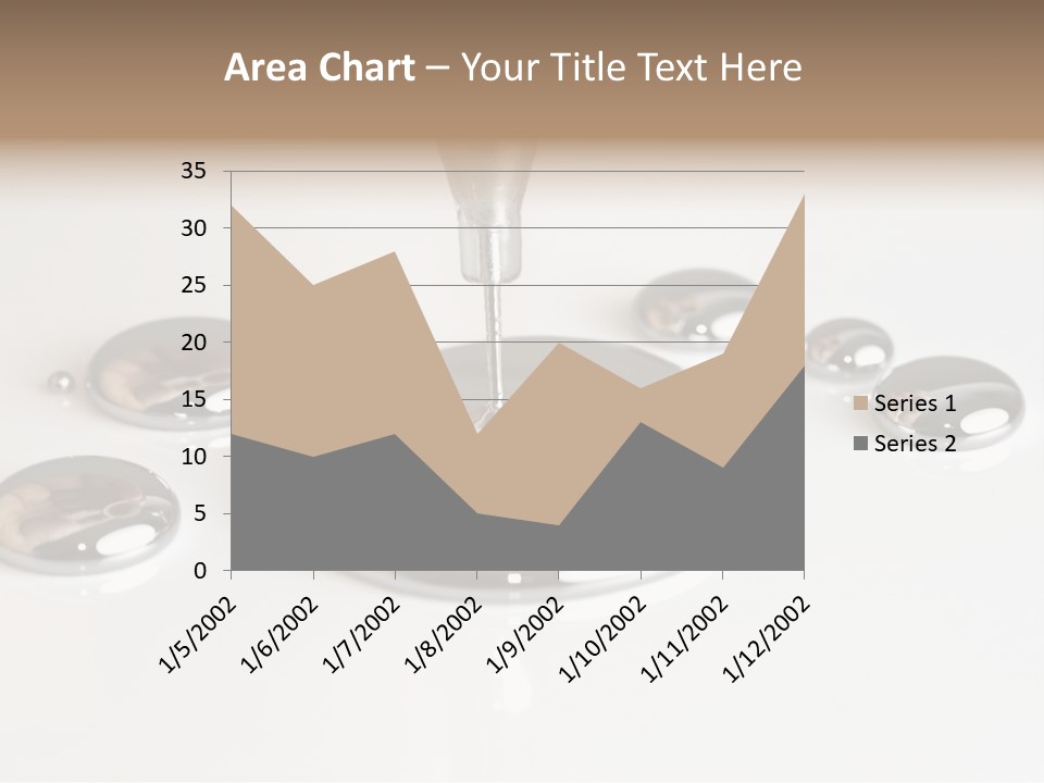 Flowing Experiment Ball PowerPoint Template