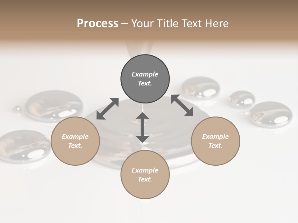 Flowing Experiment Ball PowerPoint Template