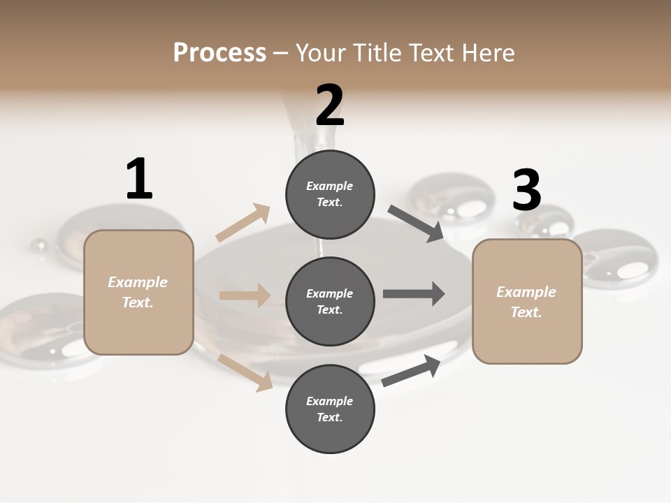Flowing Experiment Ball PowerPoint Template