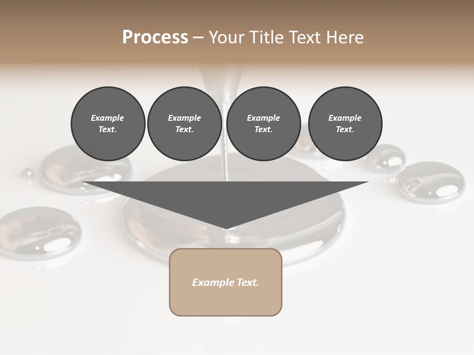Flowing Experiment Ball PowerPoint Template