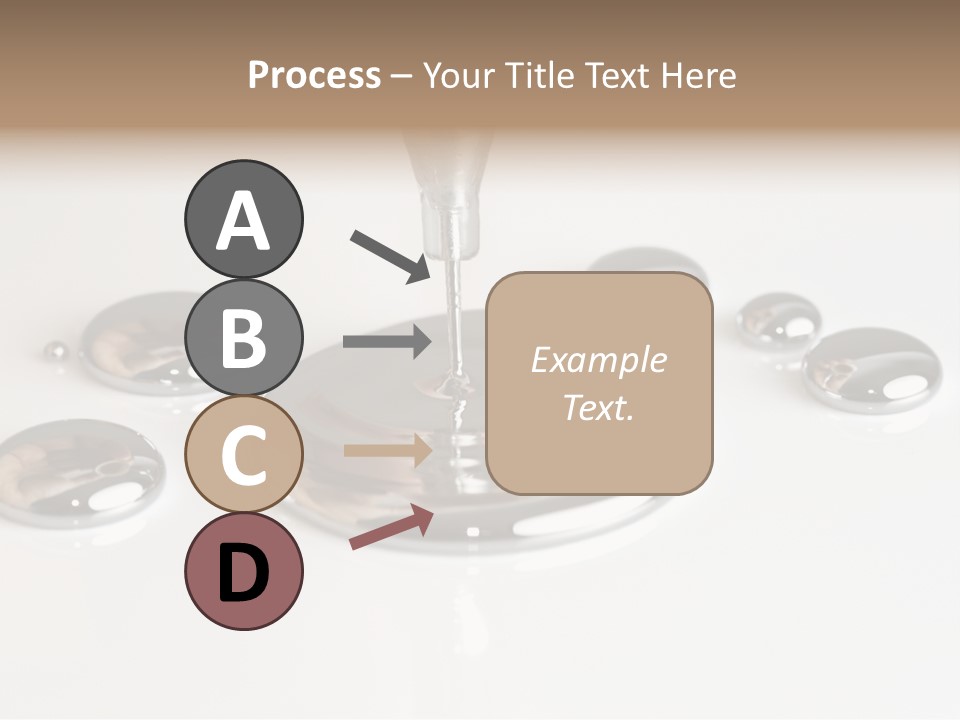 Flowing Experiment Ball PowerPoint Template