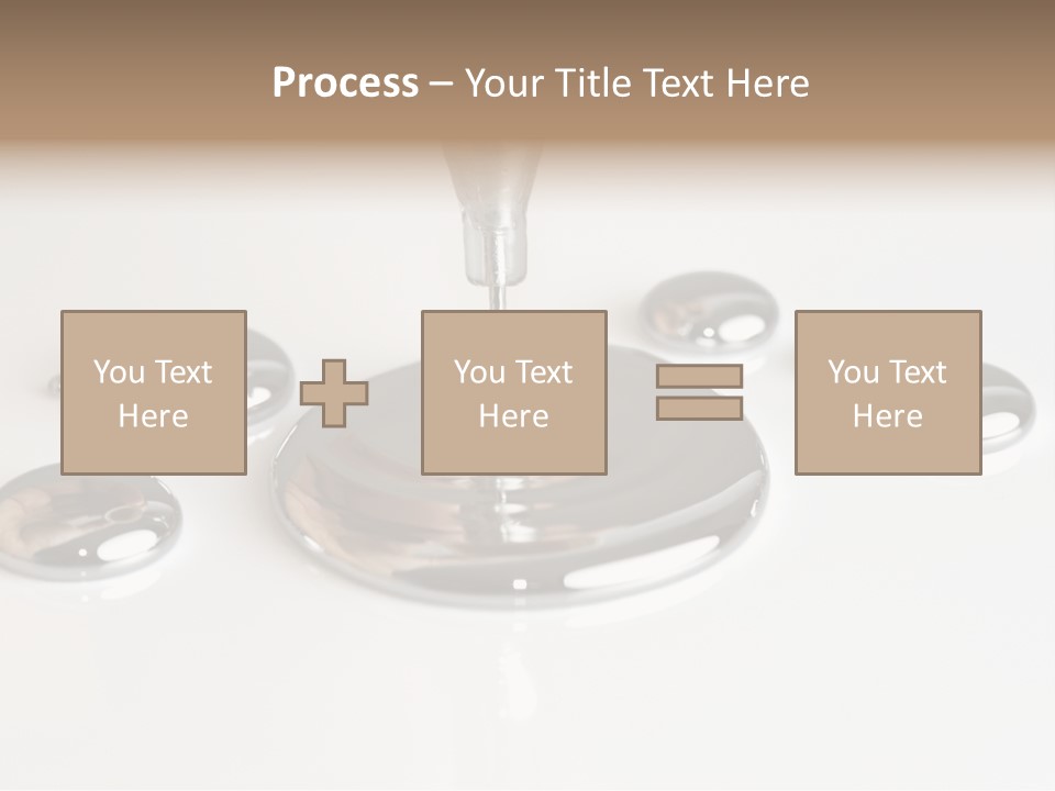 Flowing Experiment Ball PowerPoint Template