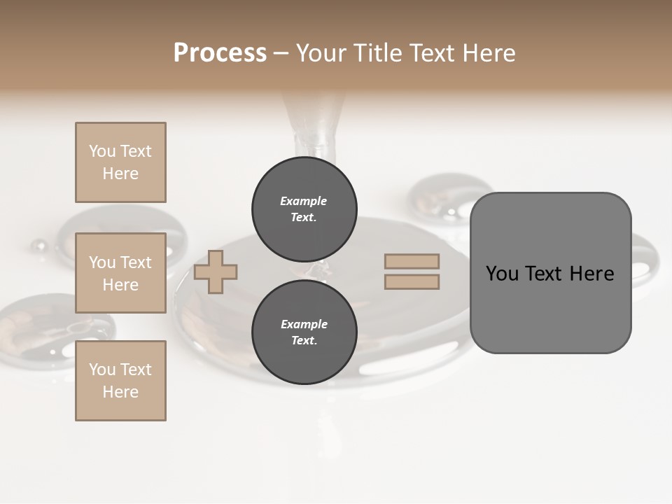 Flowing Experiment Ball PowerPoint Template