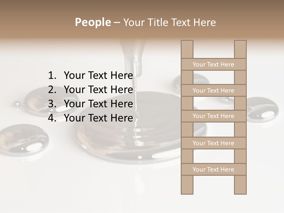 Flowing Experiment Ball PowerPoint Template