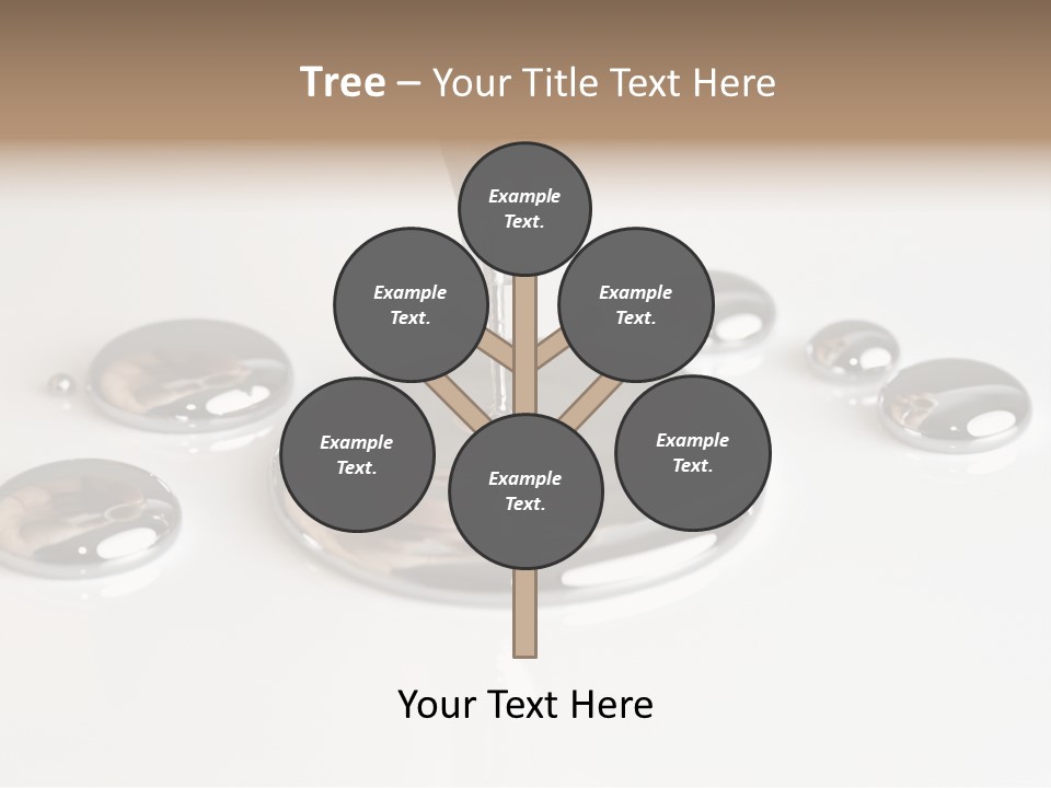 Flowing Experiment Ball PowerPoint Template
