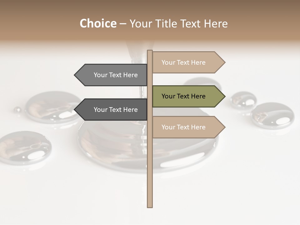 Flowing Experiment Ball PowerPoint Template