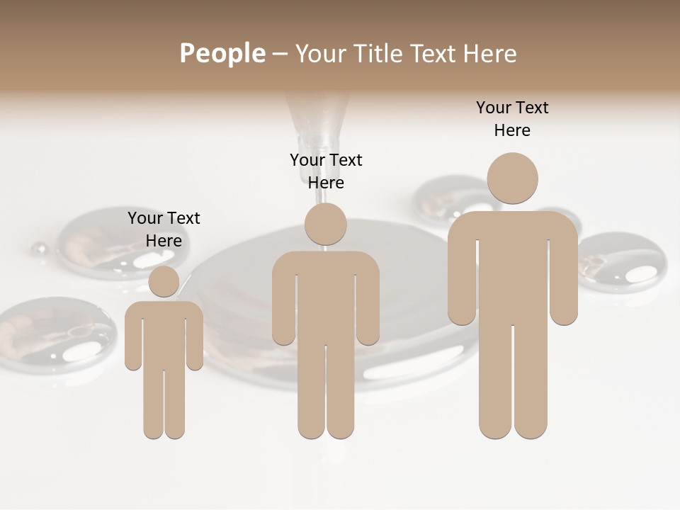 Flowing Experiment Ball PowerPoint Template