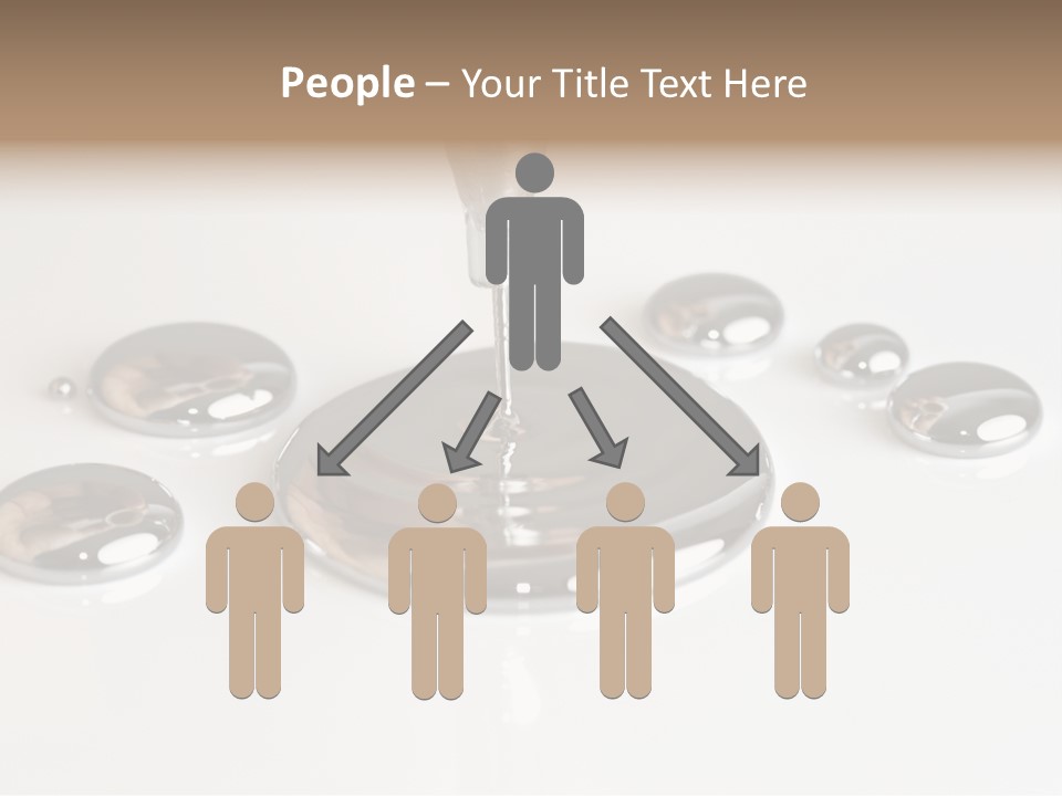 Flowing Experiment Ball PowerPoint Template