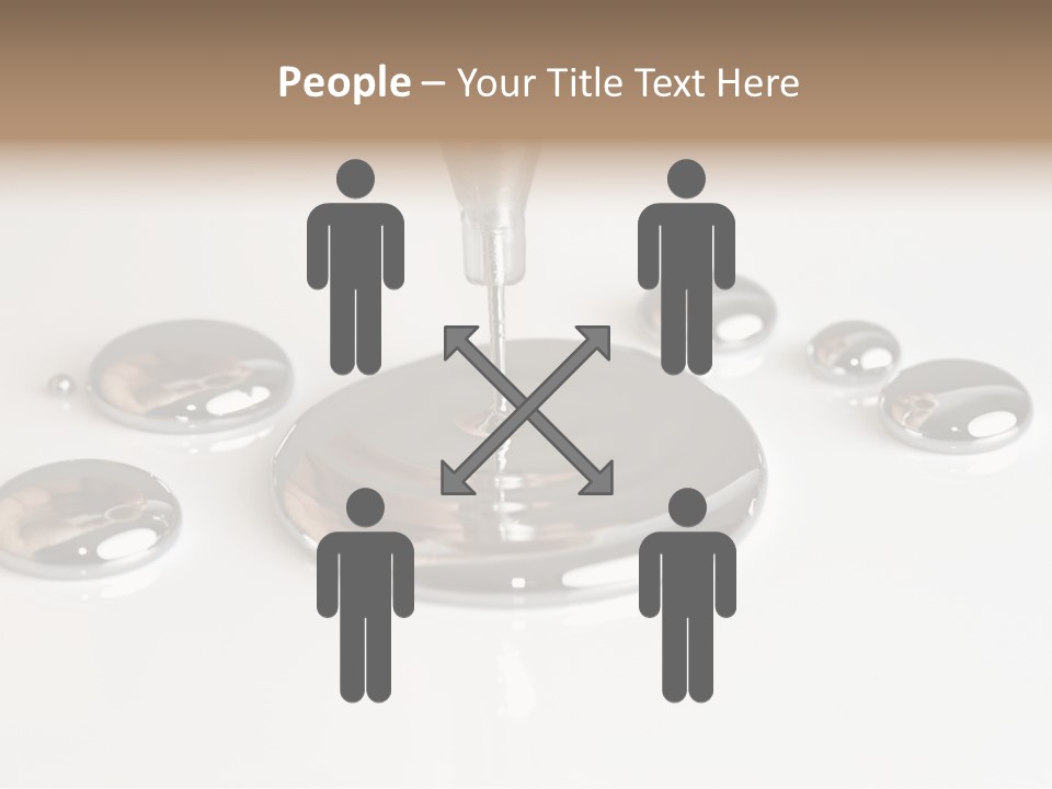 Flowing Experiment Ball PowerPoint Template