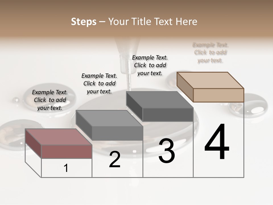 Flowing Experiment Ball PowerPoint Template