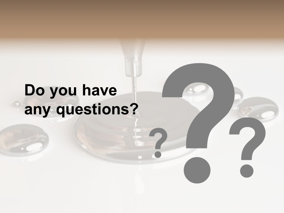 Flowing Experiment Ball PowerPoint Template