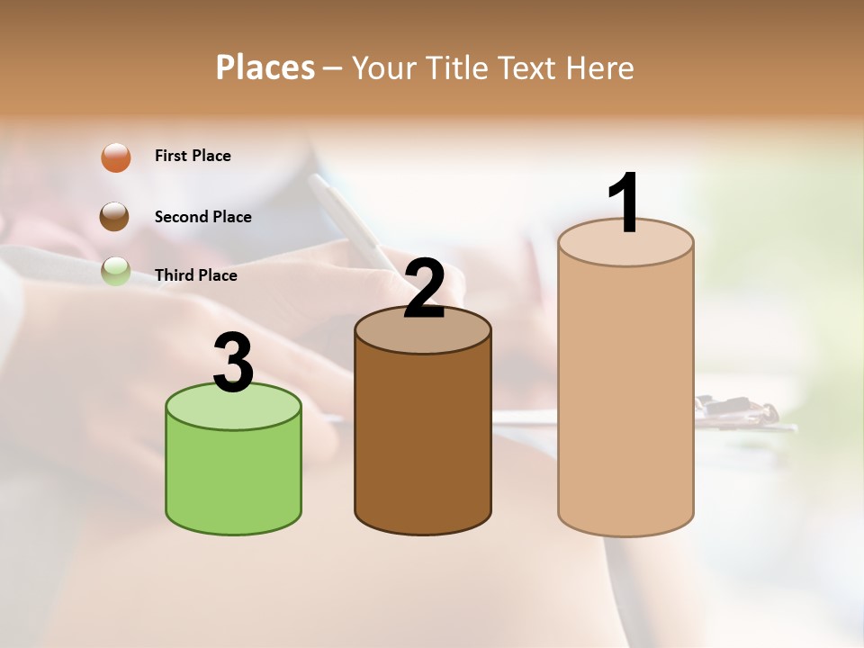 Paper Line Hands PowerPoint Template