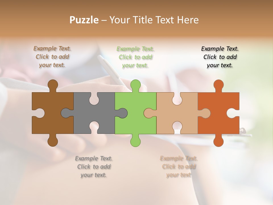 Paper Line Hands PowerPoint Template