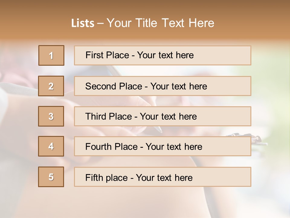 Paper Line Hands PowerPoint Template
