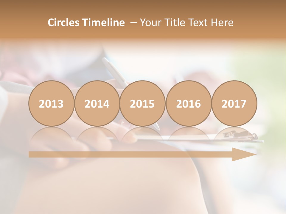 Paper Line Hands PowerPoint Template