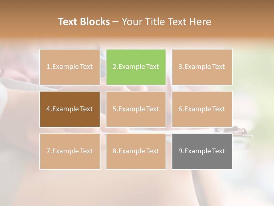 Paper Line Hands PowerPoint Template