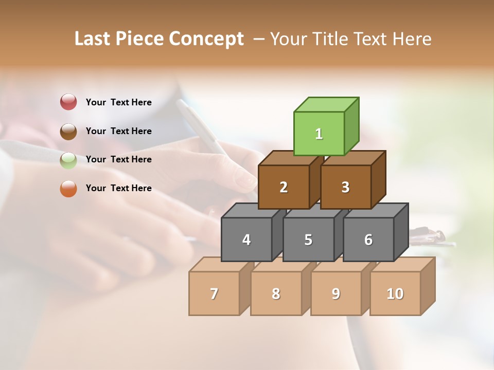 Paper Line Hands PowerPoint Template