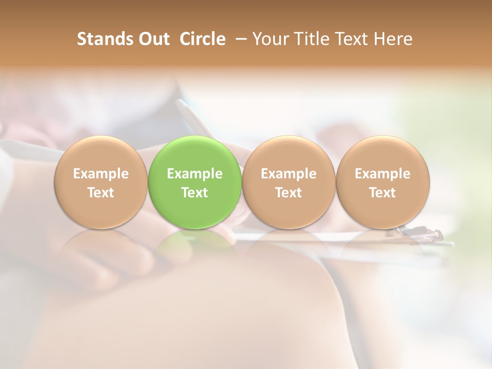 Paper Line Hands PowerPoint Template