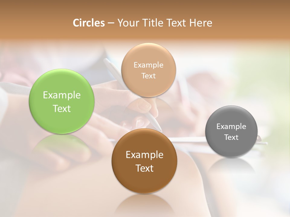 Paper Line Hands PowerPoint Template