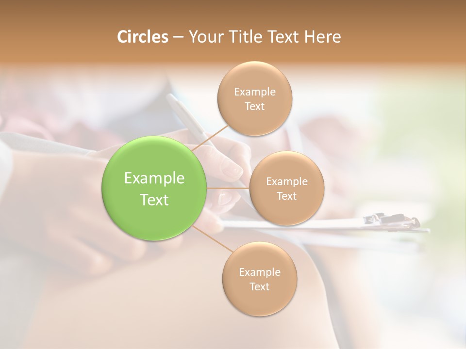 Paper Line Hands PowerPoint Template