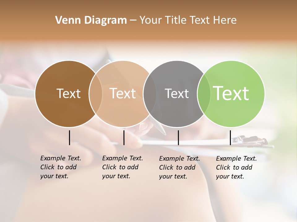 Paper Line Hands PowerPoint Template