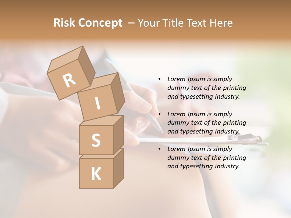 Paper Line Hands PowerPoint Template